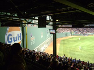 Green Monster up close. Craig Nelson, 2013.