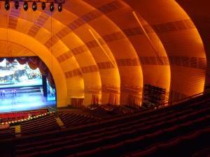 The beautiful walls of the concert hall. C. Nelson, 2013.